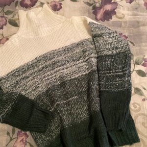 Women's Sweaters Casual Long Sleeve Crewneck Patchwork Pullover Knit Sweater